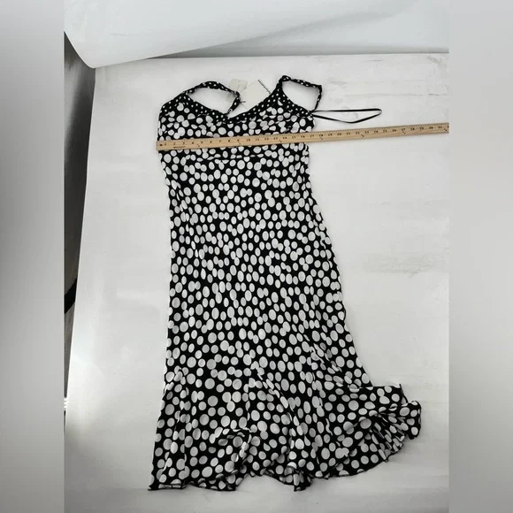 Reformation Black and White Polka Dot Maxi Dress - Picture 5 of 8